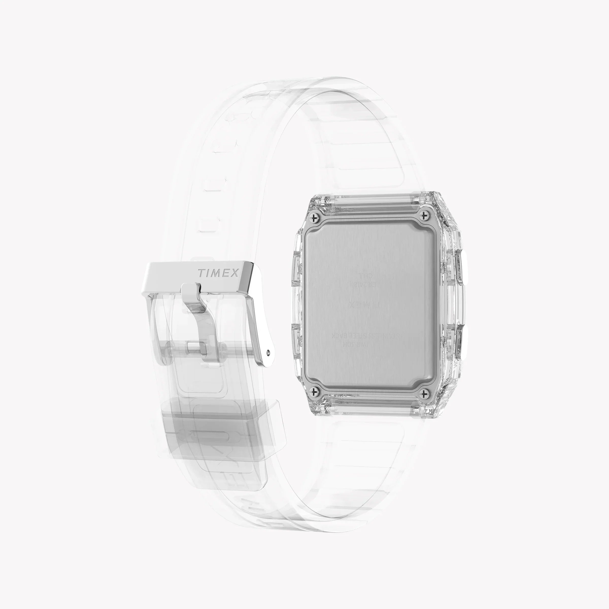Timex Unisex Transparent Resin Watch, Translucent Case | Tw2w45200
