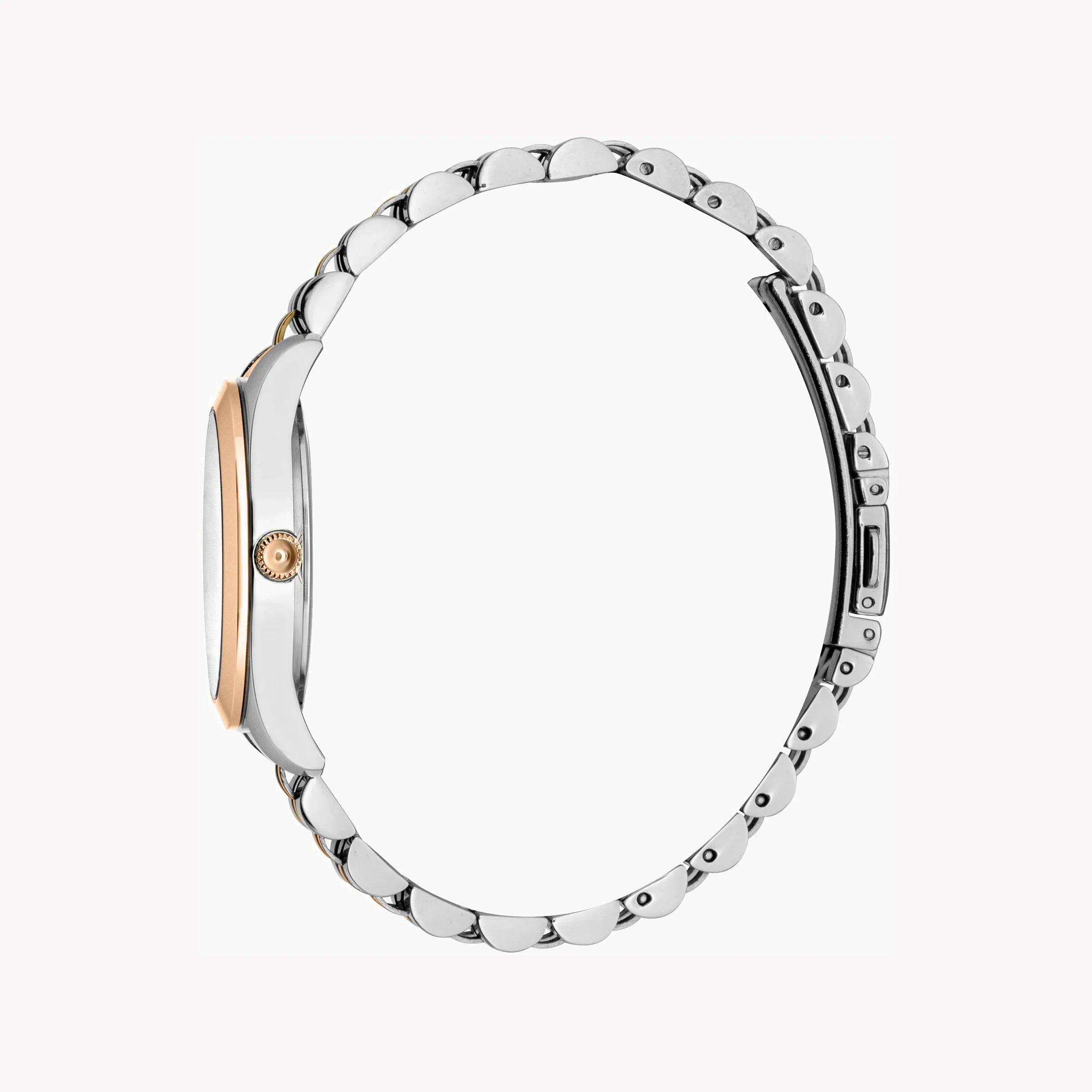 Just Cavalli Women's Two Tone Stainless Steel Watch, Silver Dial | Jc1l210m0505