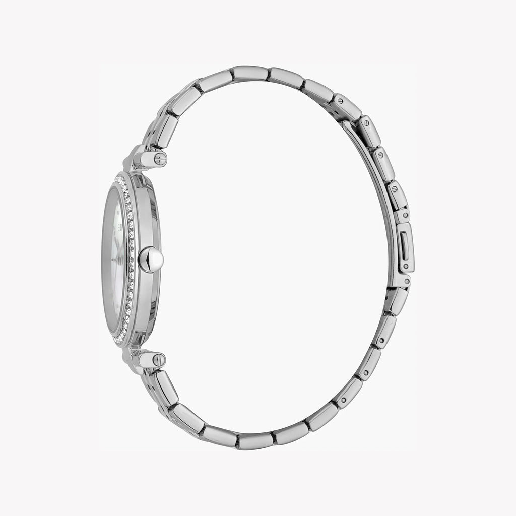 Esprit Women's Silver Stainless Steel Watch, White Dial | Es1l051m0045