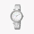 Esprit Women's Silver Stainless Steel Watch, White Dial | Es1l051m0045