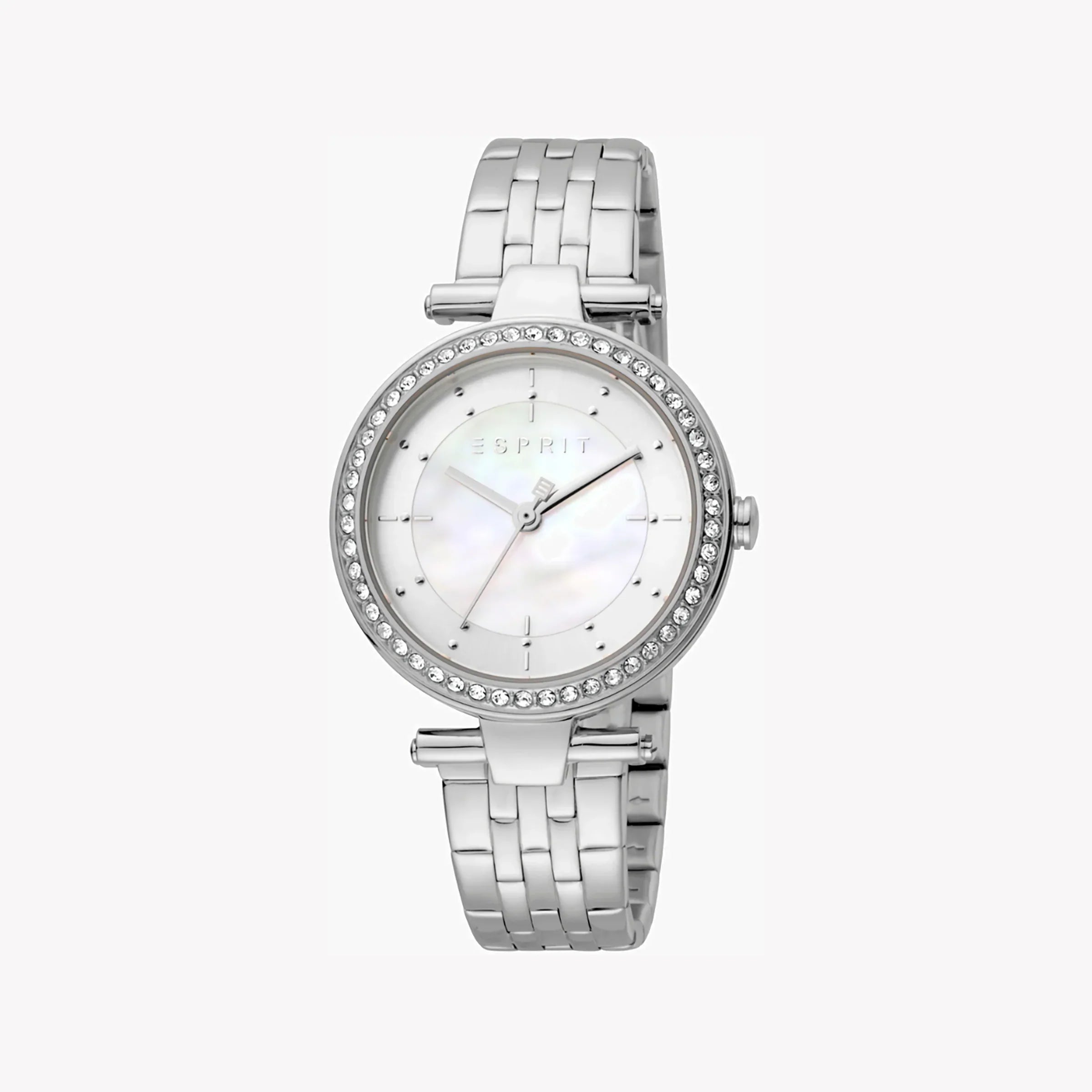 Esprit Women's Silver Stainless Steel Watch, White Dial | Es1l051m0045