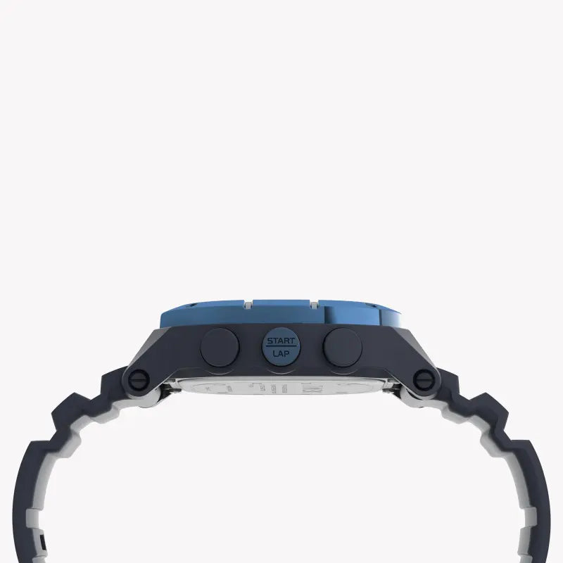 Timex Unisex Blue Silicone Watch, Digital Dial | Tw5m35500