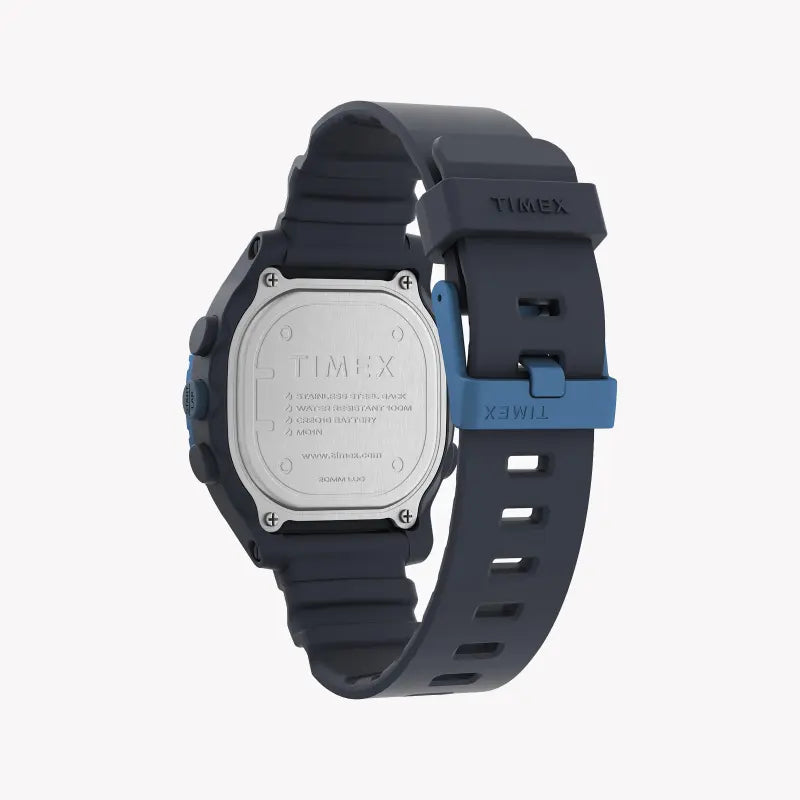 Timex Unisex Blue Silicone Watch, Digital Dial | Tw5m35500