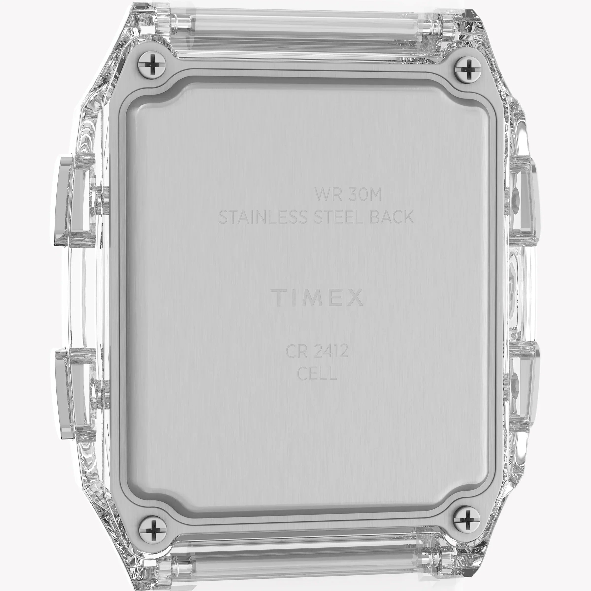 Timex Unisex Transparent Resin Watch, Translucent Case | Tw2w45200